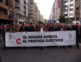 Protesta contra la tarifa eléctrica