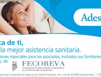 Promoción de seguro de salud Adeslas para Fecoreva