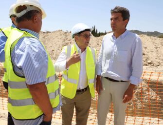 URBINA Y MAZÓN VISITAN LAS OBRAS DEL POSTRASVASE JÚCAR-VINALOPÓ