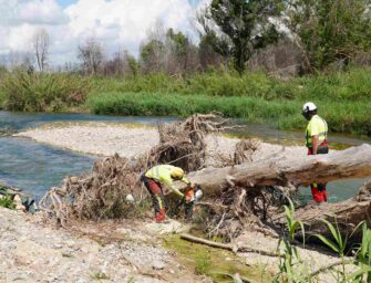LA CHJ RESTITUYE LOS CAUCES DAÑADOS DEL TRAMO BAJO DEL TURIA