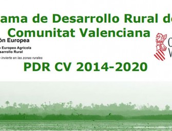 Jornada sobre el PDR para comunidades de regantes, el 16 de junio en Valencia