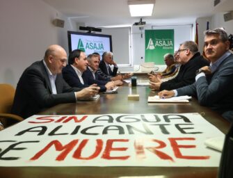 PÉREZ LLORCA DESTACA LA NECESIDAD DE INVERSIONES HÍDRICAS EN ALICANTE