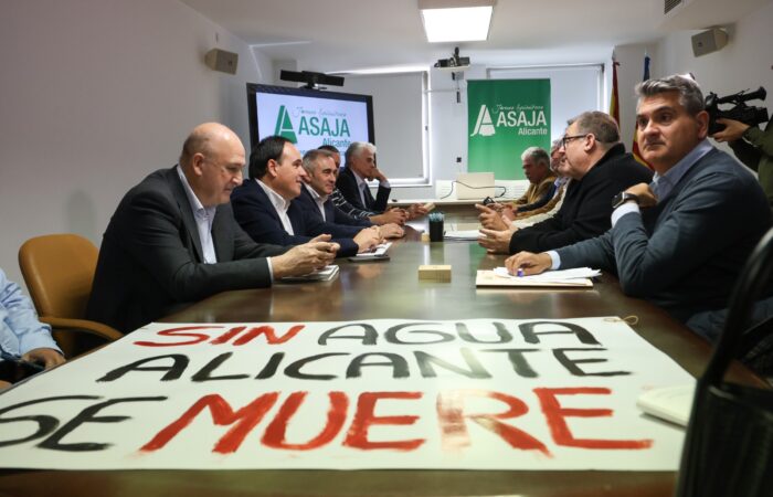 PÉREZ LLORCA DESTACA LA NECESIDAD DE INVERSIONES HÍDRICAS EN ALICANTE